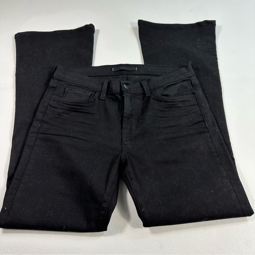 J Brand Martini Shadow Black Flare Jeans Women Denim Stretch